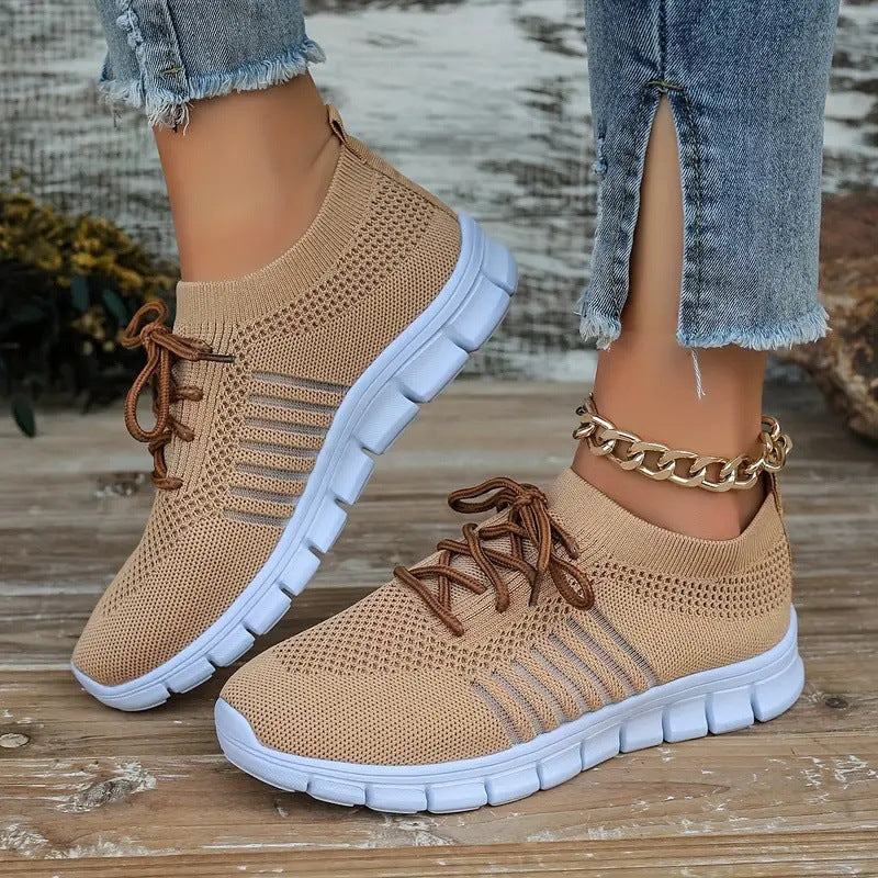 Damen Leichte Strick‑Sock‑Sneaker mit elastischem Schaft und flexibler Profilsohle Drune