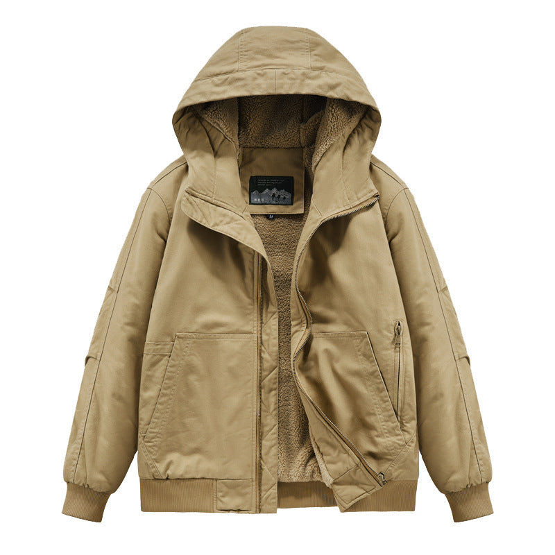 Herren Technische Bomberjacke mit Kapuze Drune
