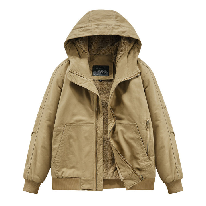 Herren Technische Bomberjacke mit Kapuze Drune