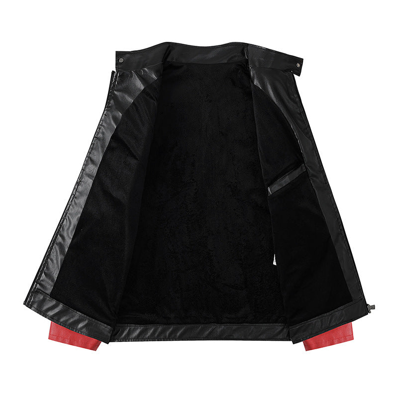 Herren Modische Bikerjacke mit sportlichen Akzenten Drune