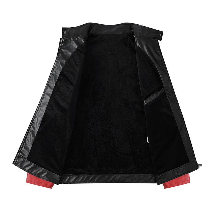 Herren Modische Bikerjacke mit sportlichen Akzenten Drune