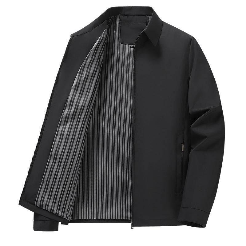 Herren Modische Übergangsjacke aus wasserabweisendem Material Drune