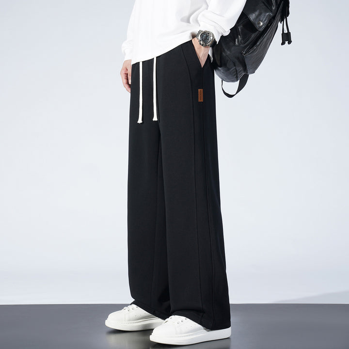 Damen Weite Lounge-Sweathose mit Tunnelzug und geradem Bein Drune