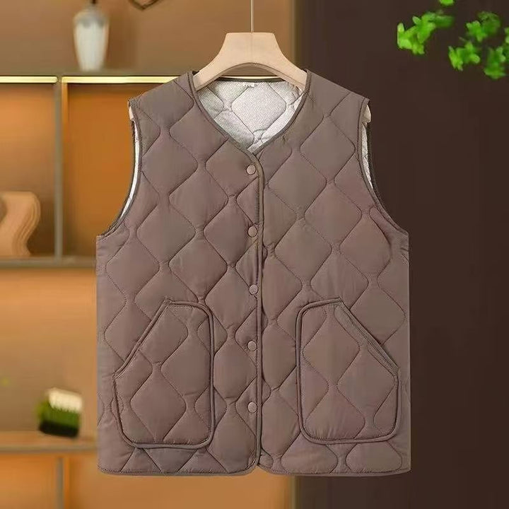 Damen Elegant gesteppte Weste Drune