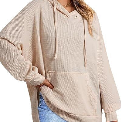Damen Oversized Kapuzenpullover Drune