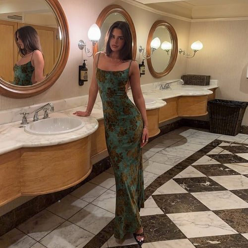 Damen Elegantes Abendkleid mit raffiniertem Rückenausschnitt Drune