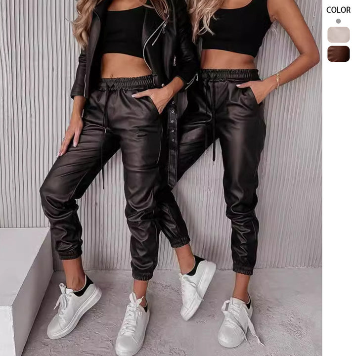 Damen Urbaner Sportanzug mit lässiger Jacke und elastischen Jogginghosen Drune