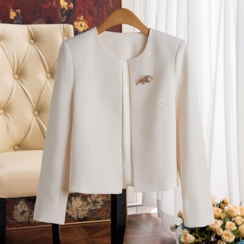 Damen Elegante Blazerjacke mit schickem Verschluss Drune