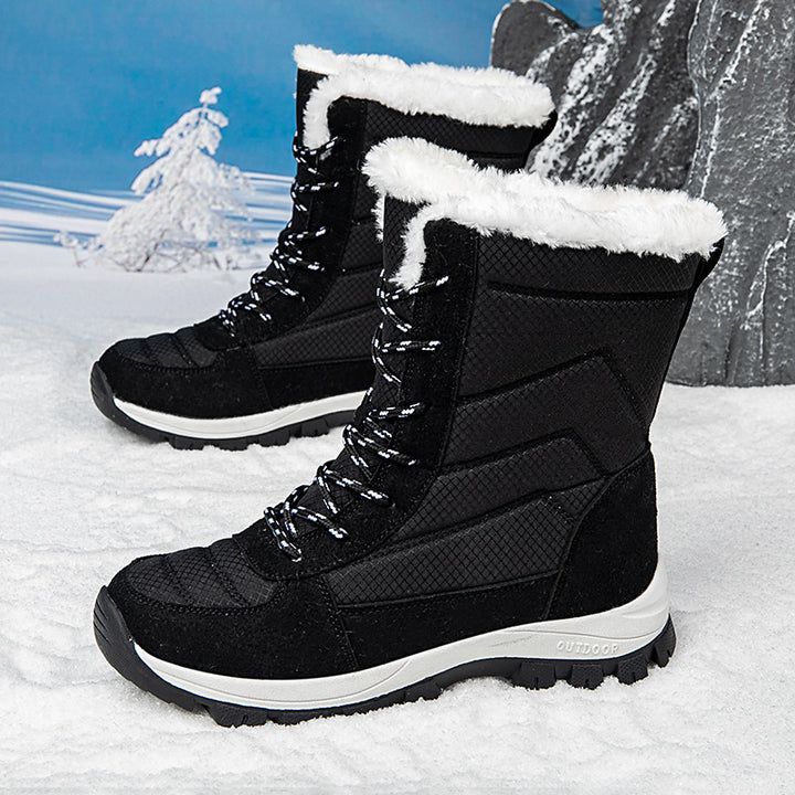 Damen Winterstiefel mit rutschfester Sohle und isolierendem Innenfutter Drune
