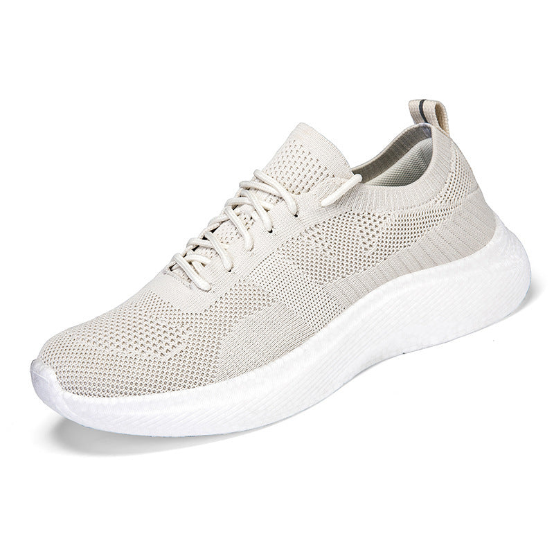 Unisex nan leichter Strick-Sneaker mit anatomischer Zehenbox, gepolsterter Fersenführung und stoßabsorbierender Leichtsohle Drune