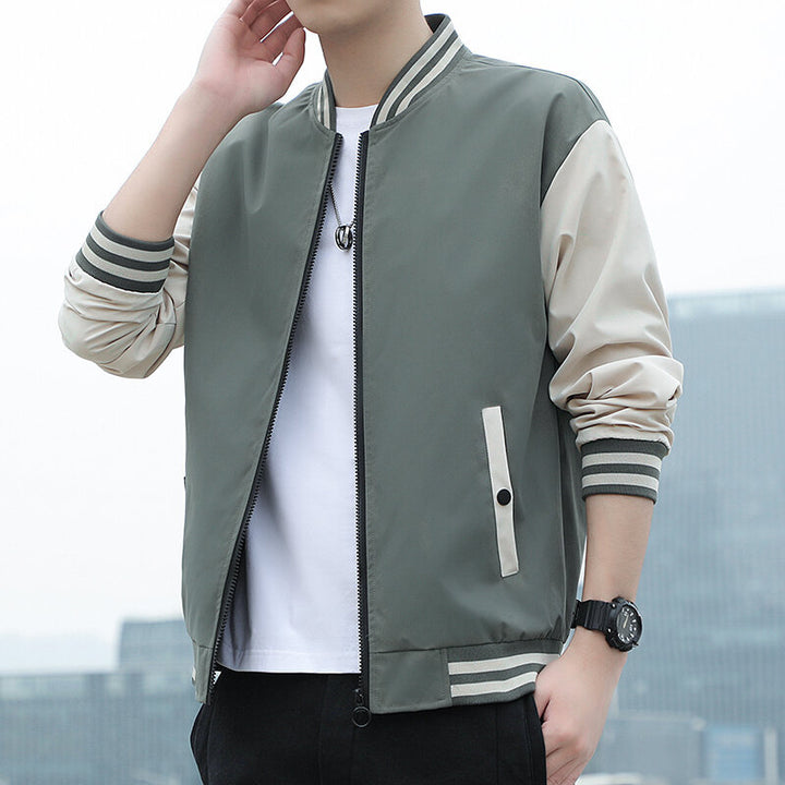 Herren Sportliche Übergangsjacke mit hohem Stehkragen Drune 1788241839