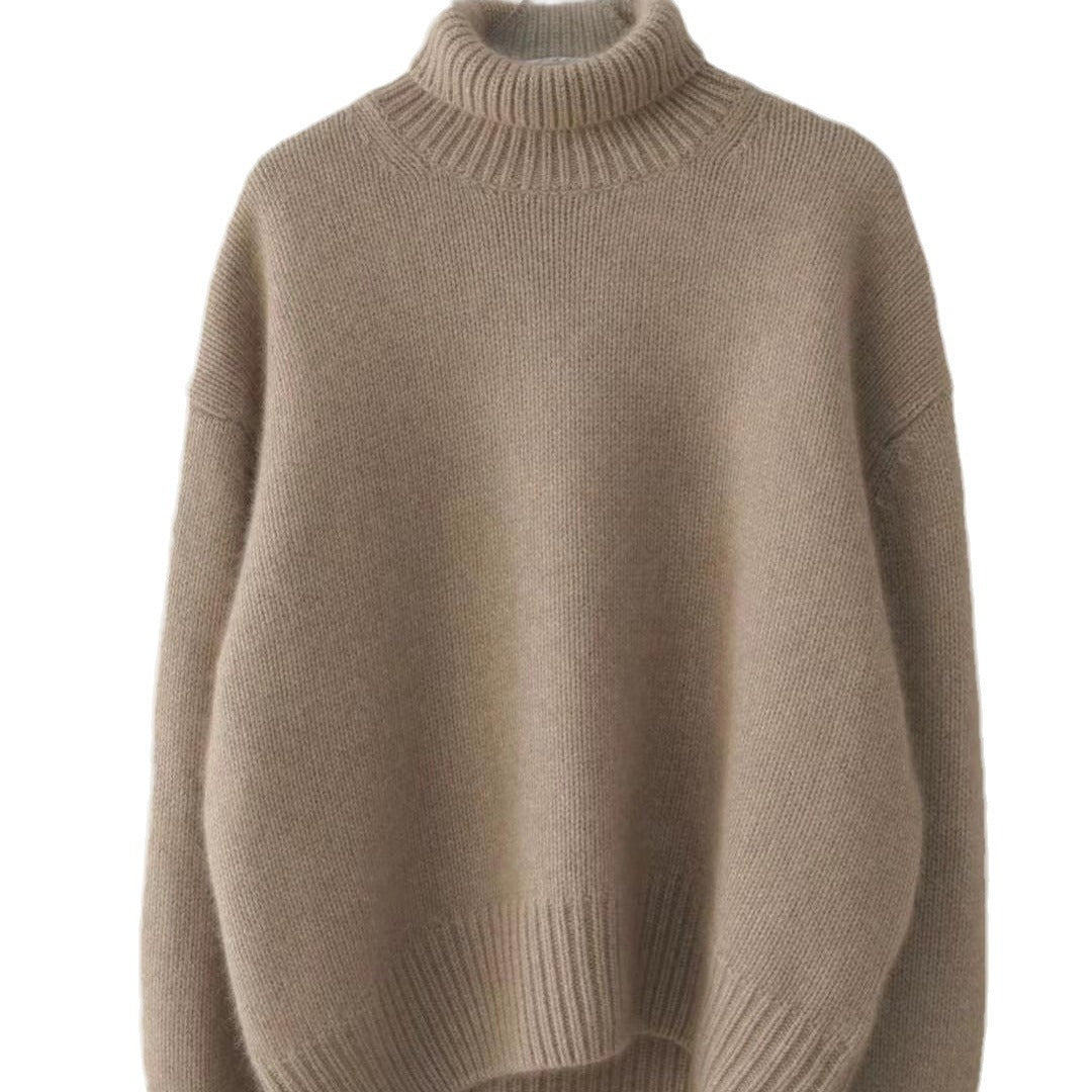 Damen Casual Rollkragenpullover Drune