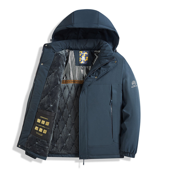Herren Multifunktionale und warme Steppjacke Drune