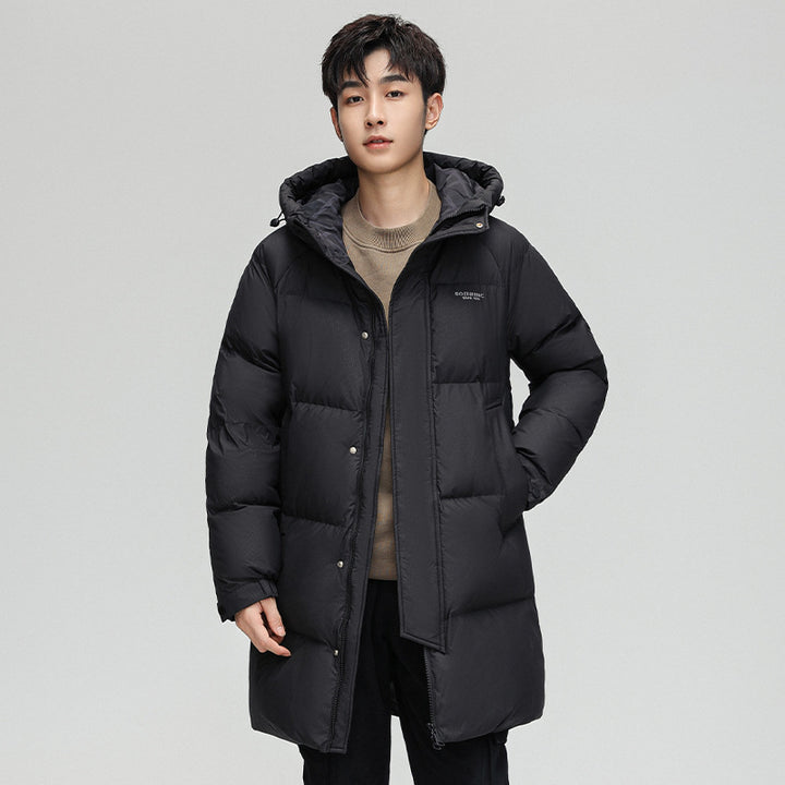 Herren Lange Daunenjacke Drune