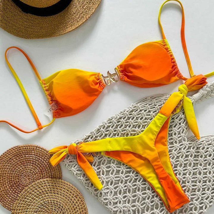 Damen Bikiniset mit schickem Glitzer-Detail Drune