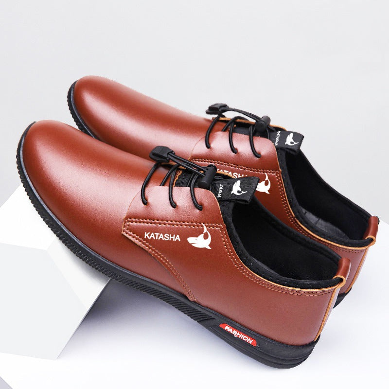 Herren Elegante und stilvolle Leder-Sneaker Drune
