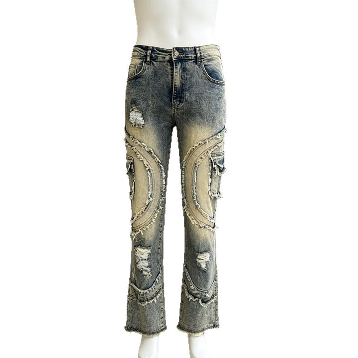 Herren Ripped Jeans Drune