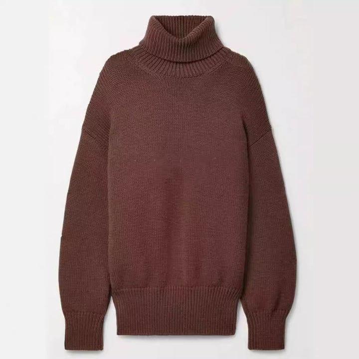 Damen modischer Rollkragenpullover Drune