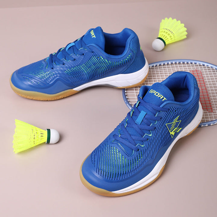 Damen Sportliche Badmintonschuhe mit rutschfester Sohle und atmungsaktiven Mesh-Einsätzen Drune