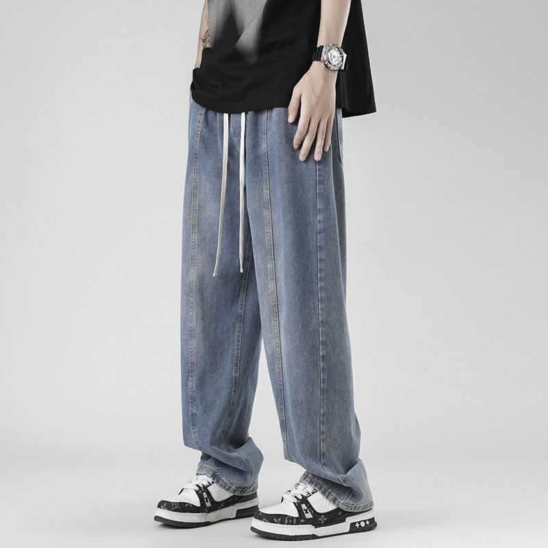 Herren Bequeme Baggy-Jeans Drune