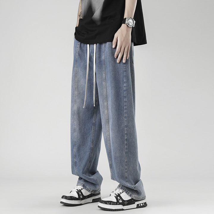 Herren Bequeme Baggy-Jeans Drune