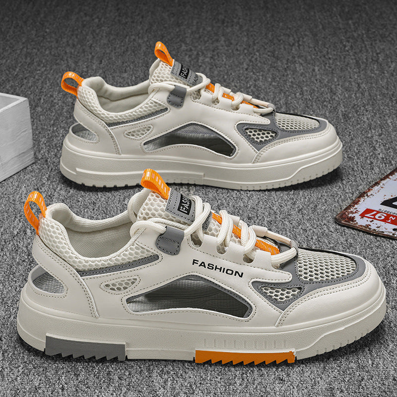Damen Sportliche Sneakers mit atmungsaktivem Mesh-Obermaterial und flexiblem Sohlenprofil Drune