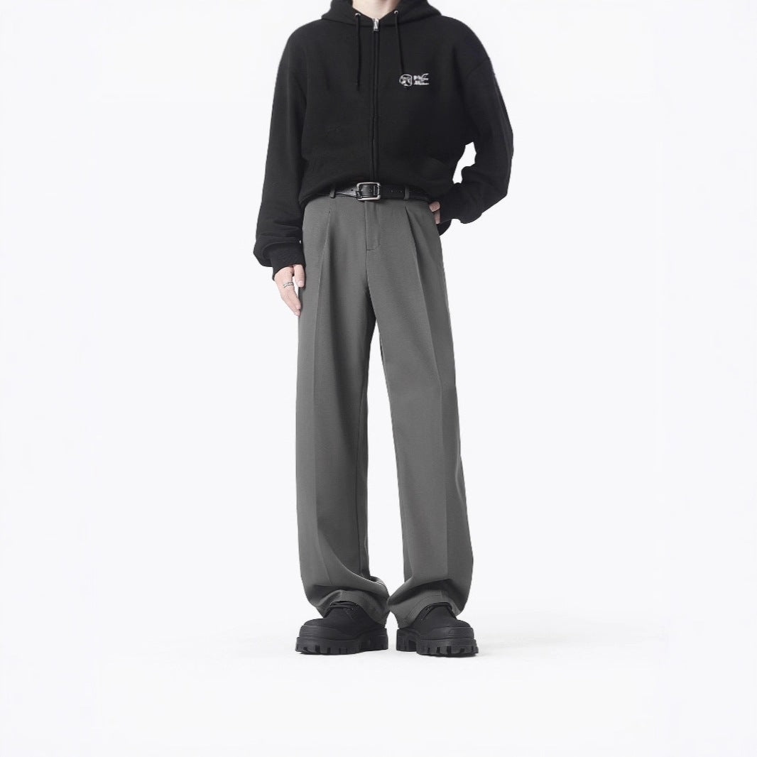 Damen Elegante und bequeme weit geschnittene Stoffhose Drune