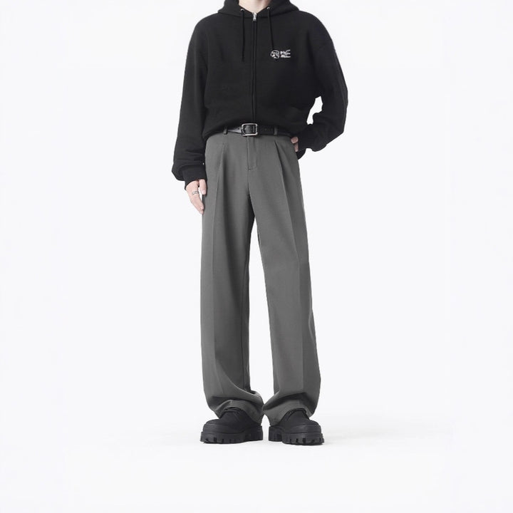 Damen Elegante und bequeme weit geschnittene Stoffhose Drune