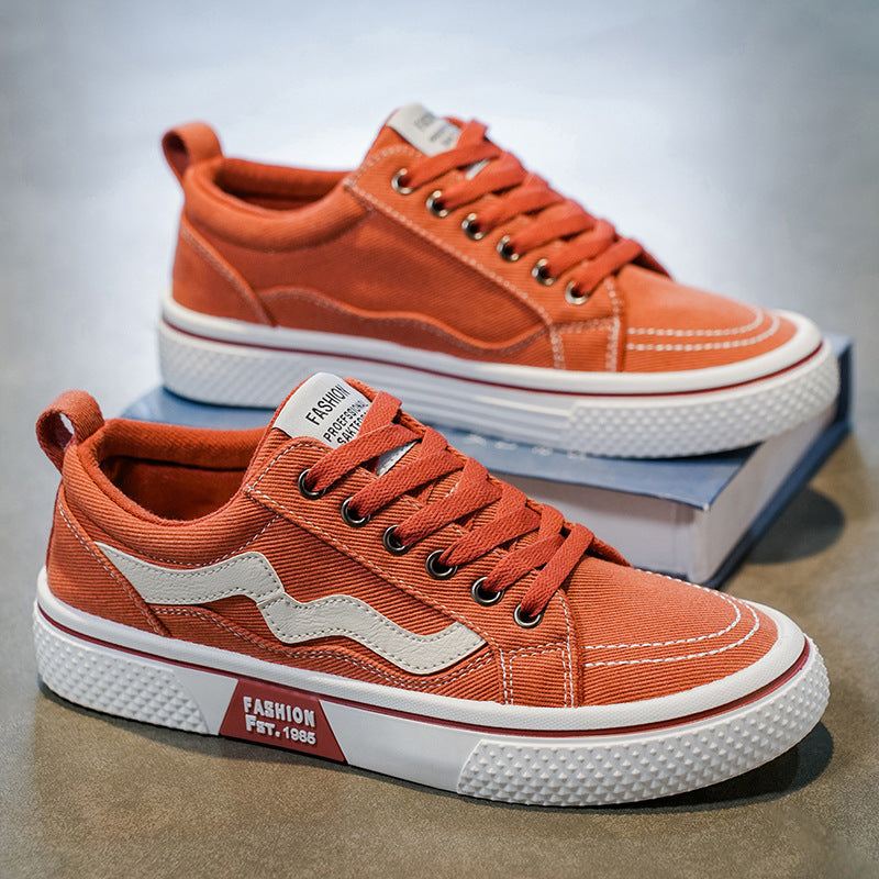Damen lässige und strapazierfähige Sneakers mit modischen Kontrastelementen Drune