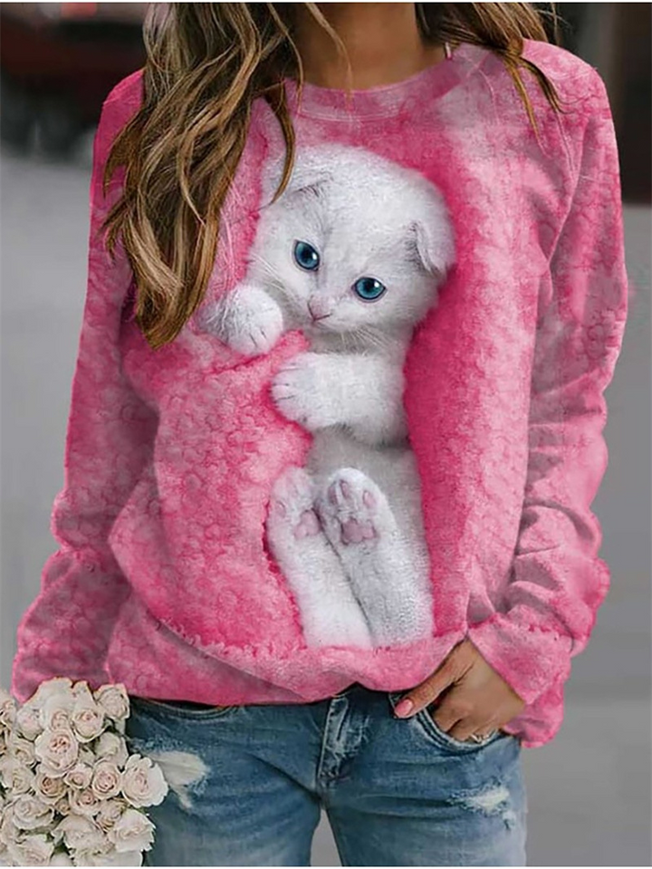 Drune | Trendiger Animal-Print-Pullover