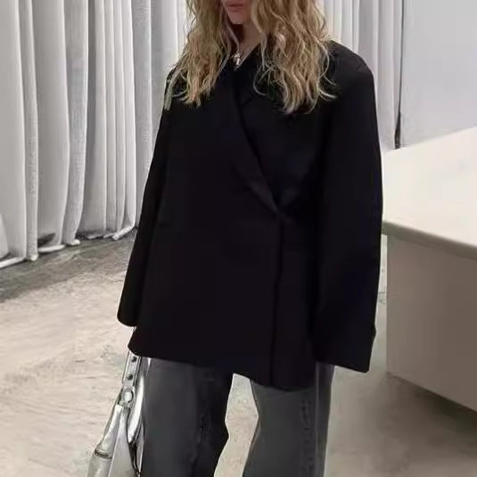 Damen Oversized Blazerjacke mit raffinierter Schnittführung Drune