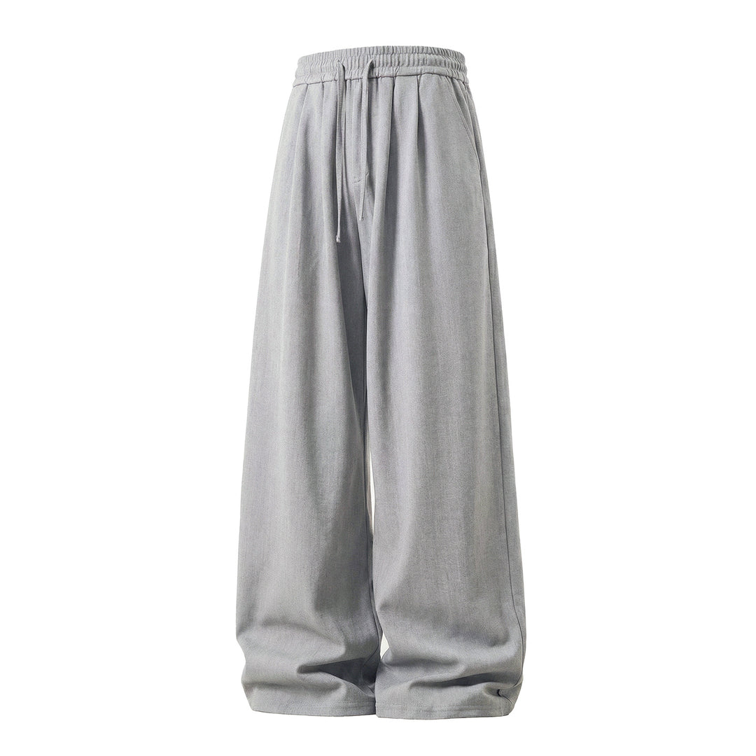 Unisex Extraweite Jersey-Palazzohose mit hohem elastischem Bund, Tunnelzug und fließender Weite Drune