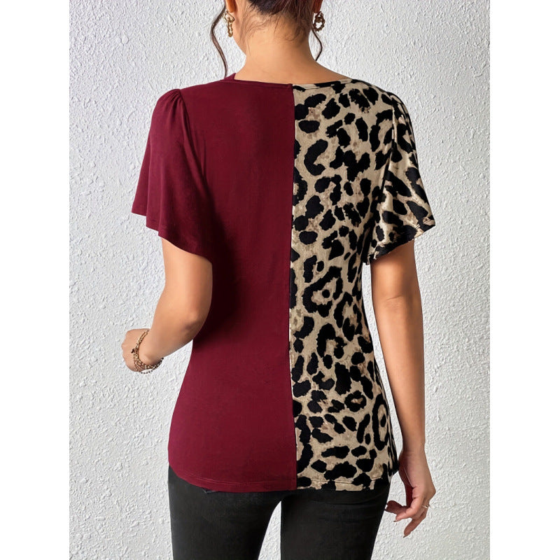 Damen Trendiges Oberteil mit asymmetrischem Design und raffinierten Cut-Outs Drune
