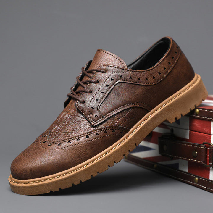 Herren Schnürschuhe aus hochwertigem Leder mit komfortabler Einlegesohle Drune