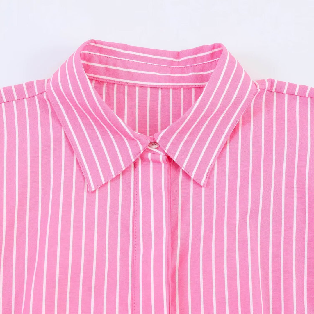 Damen Blusenshirt mit voluminösen Ärmeln und elegantem Schnitt Drune
