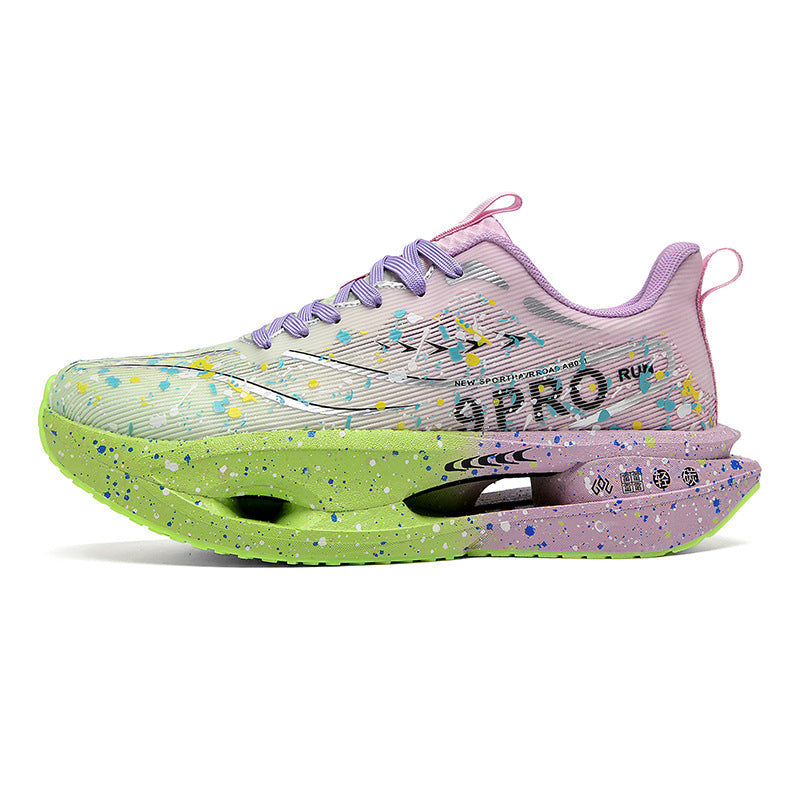Damen Leuchtende Lauf-Sneaker mit atmungsaktivem Obermaterial und stoßdämpfender Sohle Drune