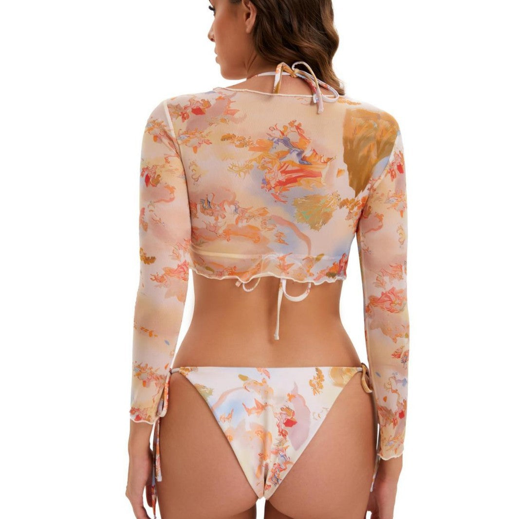 Damen Crop-Top Badeanzug Drune
