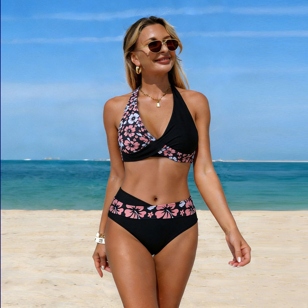 Damen Bikini-Set mit modischem Wickeldesign Drune