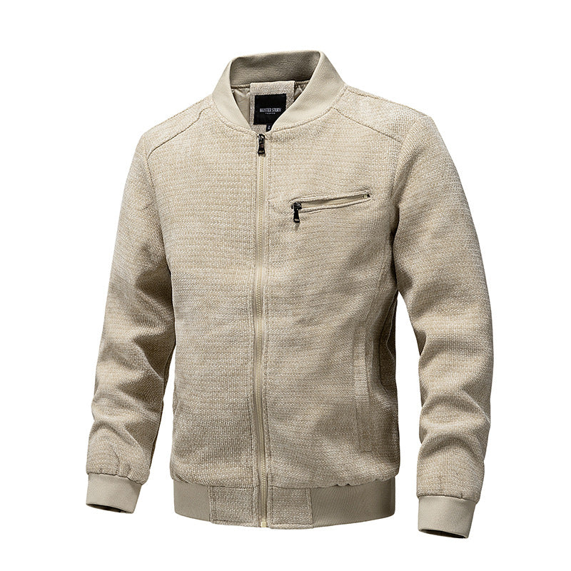 Herren Stylische und lässige Fleecejacke Drune