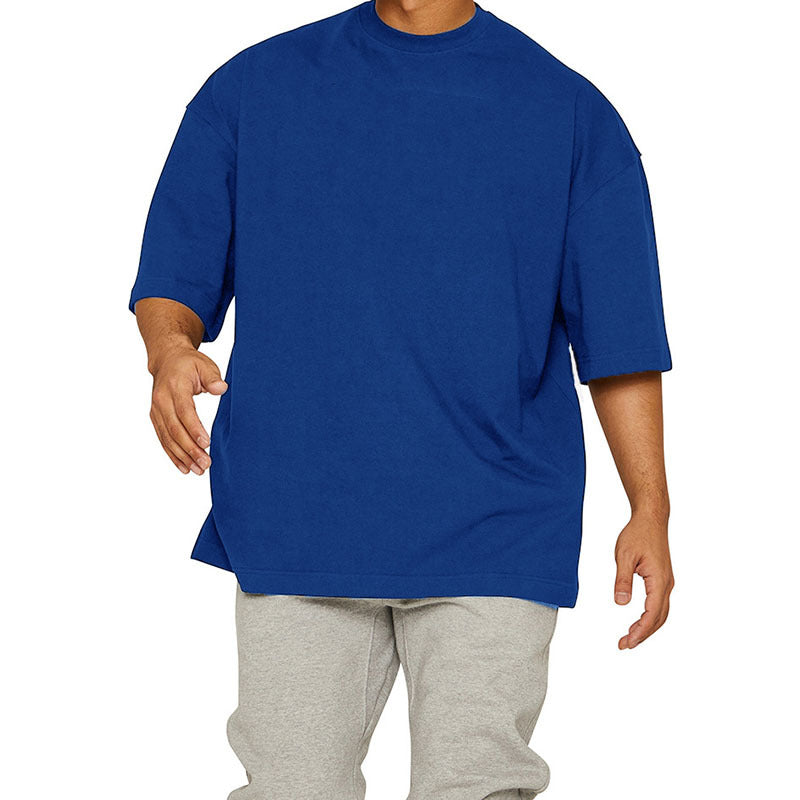 Herren Oversize T-Shirt mit atmungsaktiver Baumwolle Drune