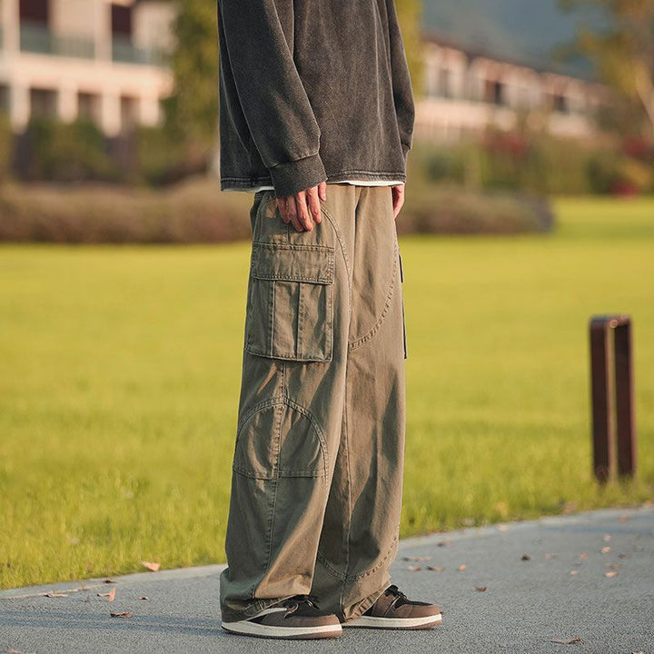 Herren Cargo-Hosen mit mehreren Taschen Drune