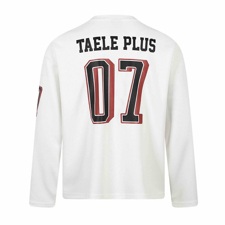 Unisex Sportliches Oversize‑Hockey‑Trikot mit Mesh‑Struktur, Nummernprint und V‑Notch‑Kragen Drune