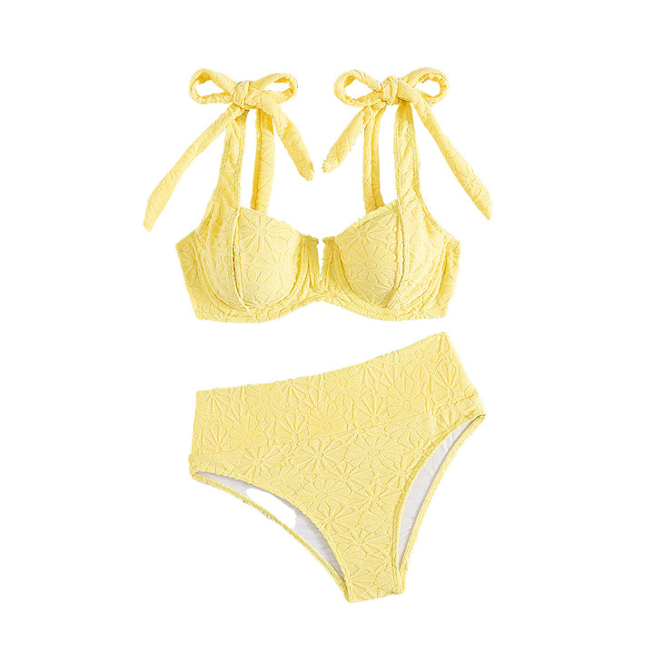 Damen Hochgeschnittener Bikini mit verspieltem Bindungssystem Drune