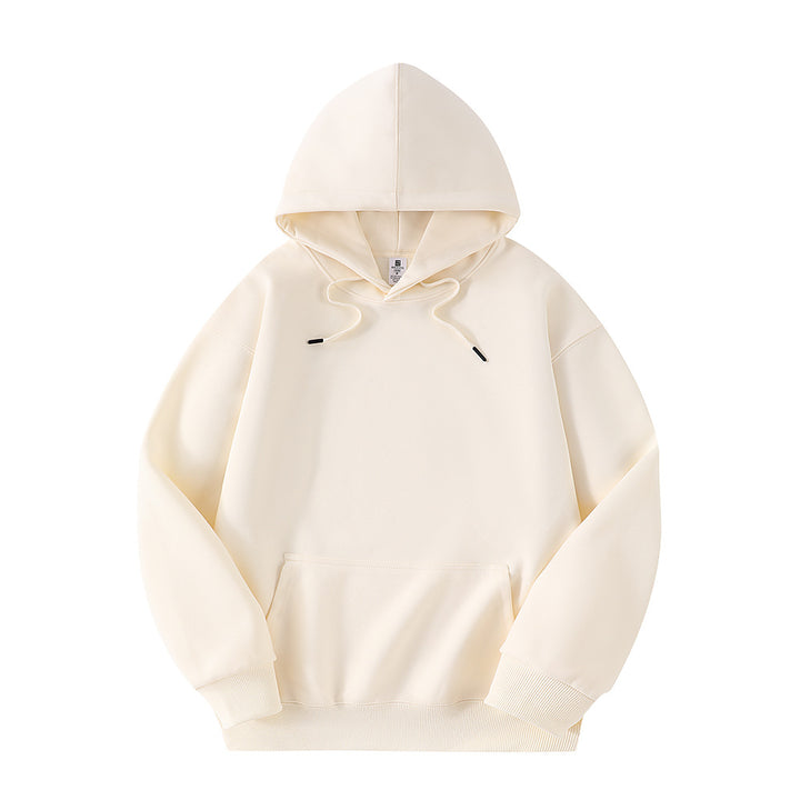Unisex Minimalistischer Oversize-Kapuzenpullover mit French‑Terry-Qualität und verstärkten Nähten Drune