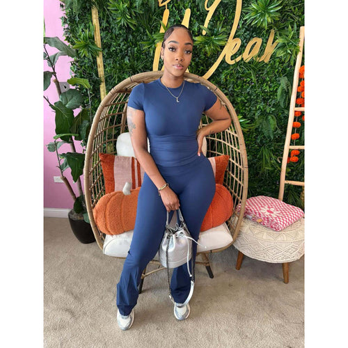 Damen Sportlicher Jumpsuit mit figurbetontem Schnitt und ästhetischem Design Drune