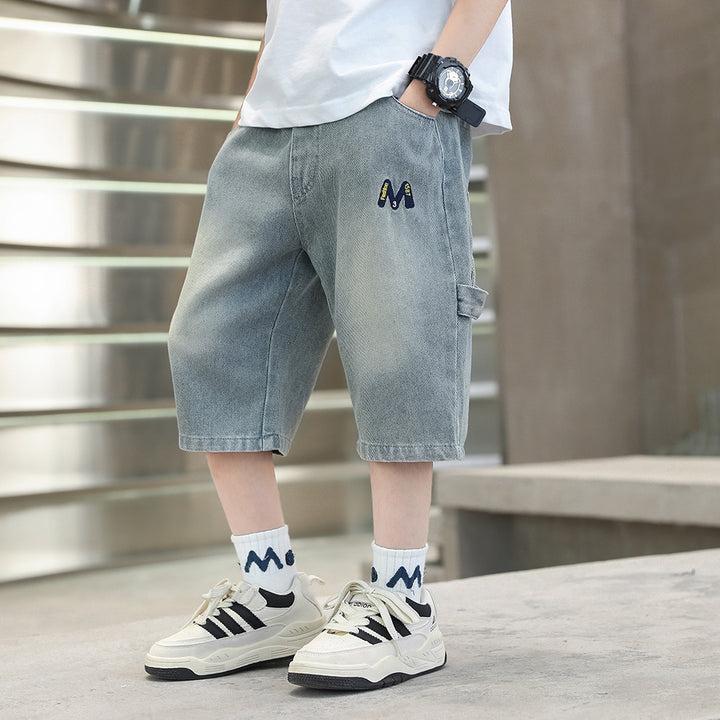 Unisex Shorts im lässigen Denim-Stil Drune