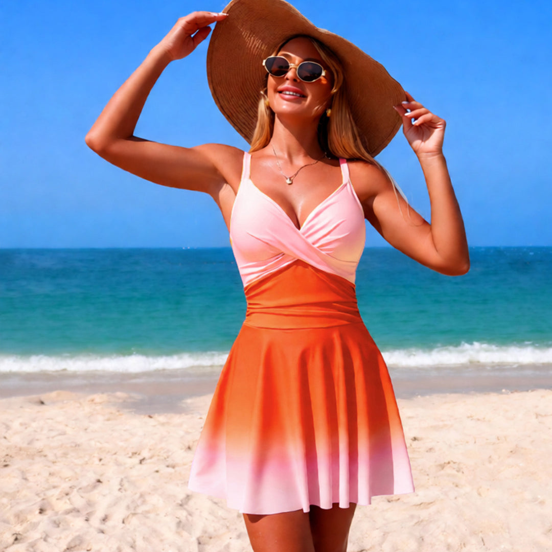 Damen vielseitiges Strandkleid Drune