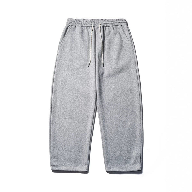 Herren Locker geschnittene Sweatpants mit elastischem Tunnelzugbund und gekürztem Bein Drune