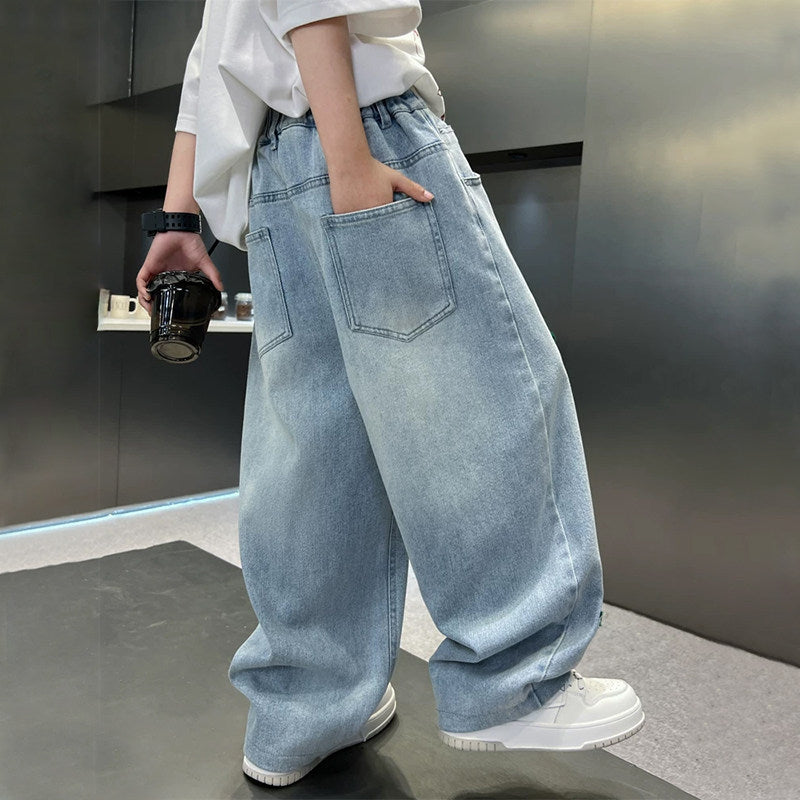 Unisex lässige Jeans mit einzigartigen Stickereien Drune
