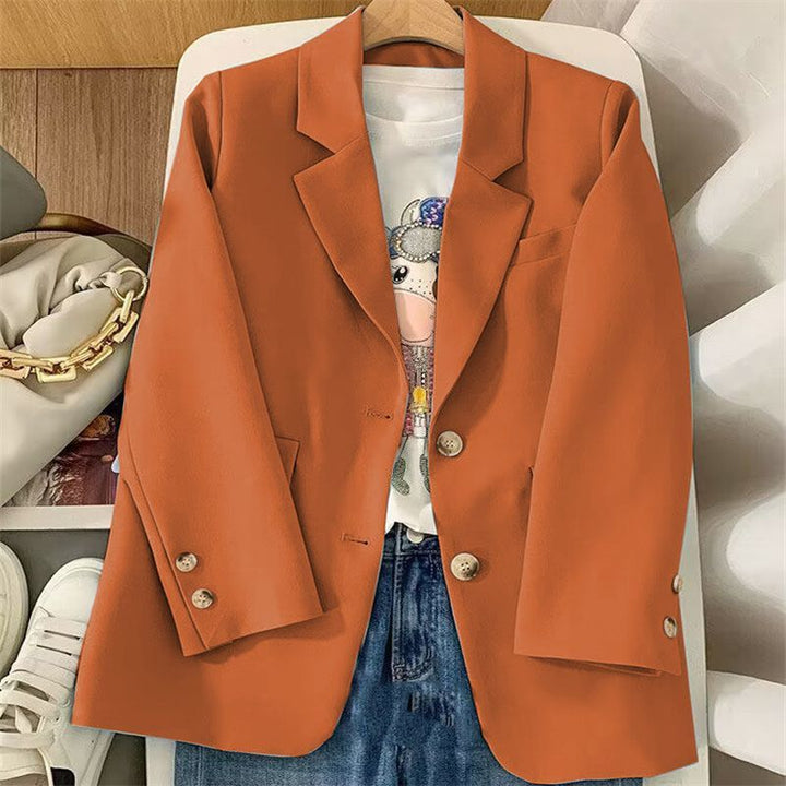 Damen eleganter Blazer mit doppelter Knopfleiste Drune